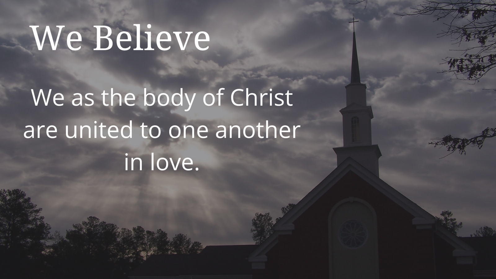 We Believe