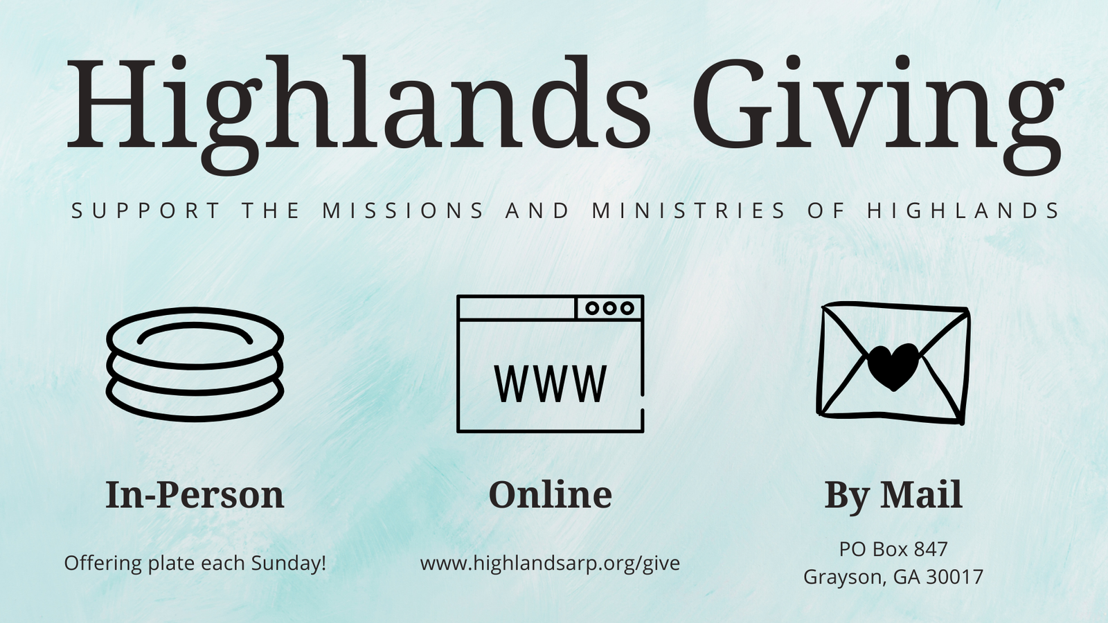 Giving