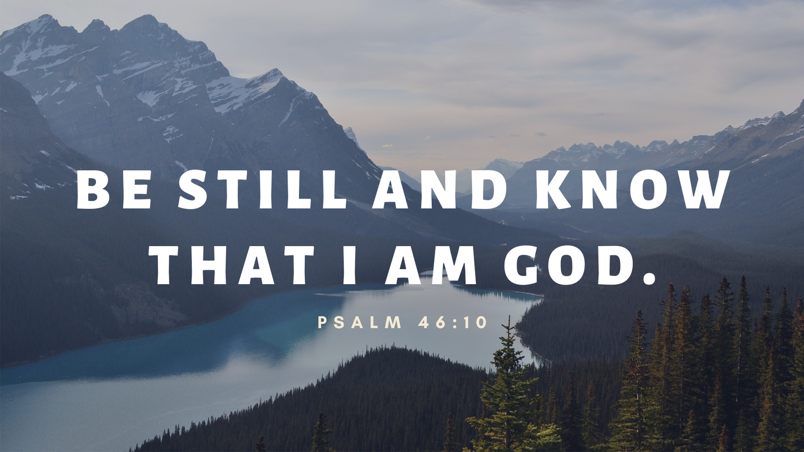 Psalm 46 10