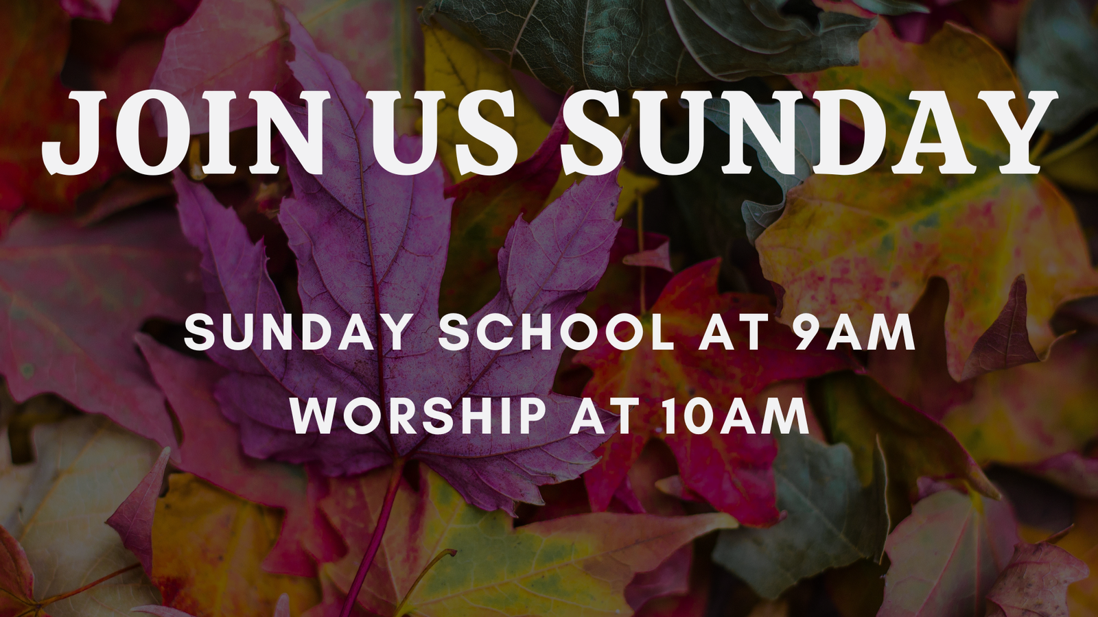Worship at 10am