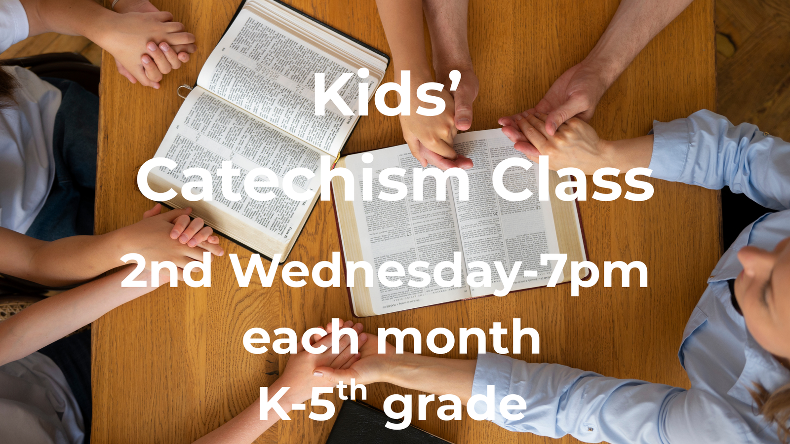 Kids Catechism Class