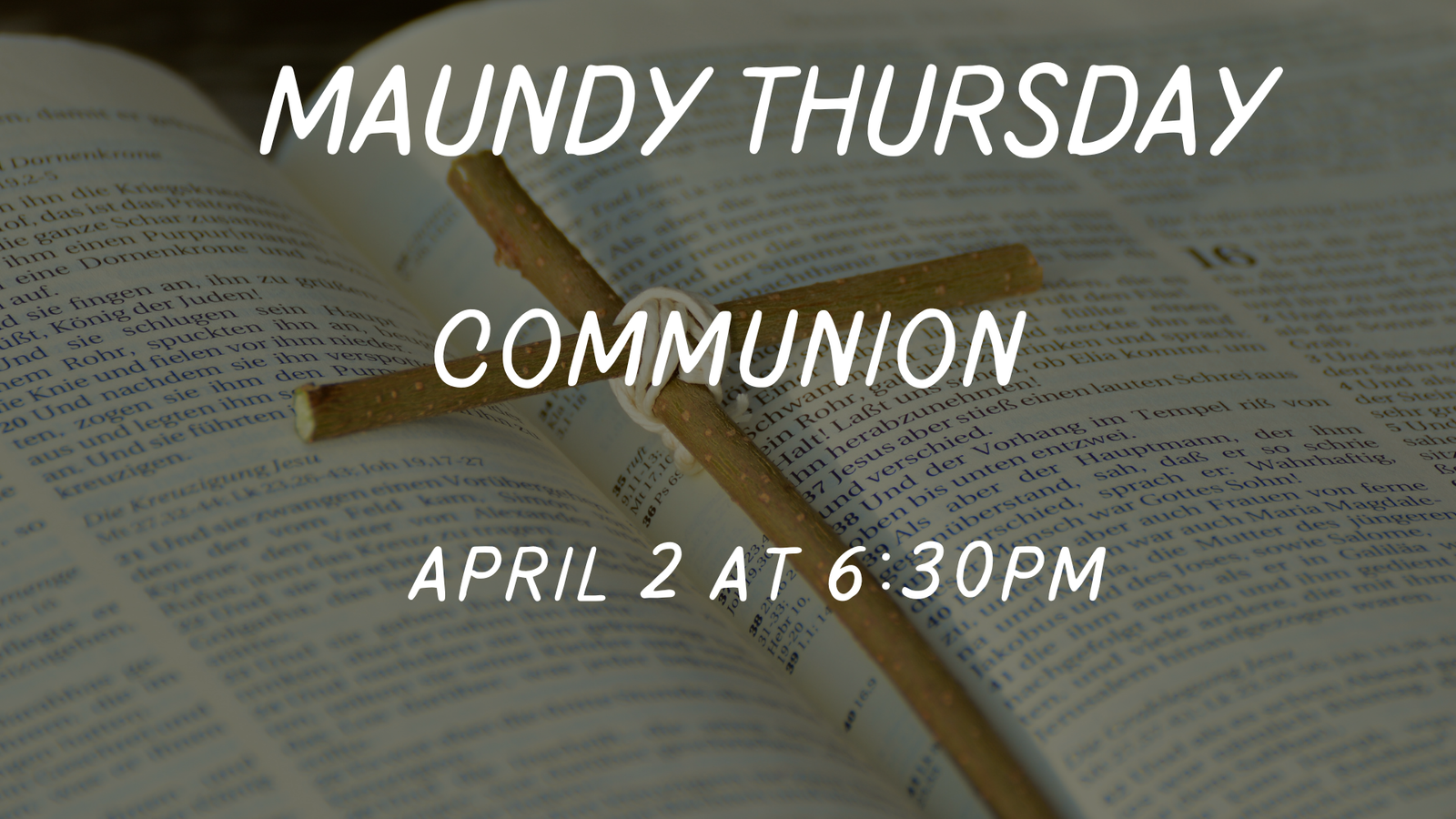 Maundy Thursday