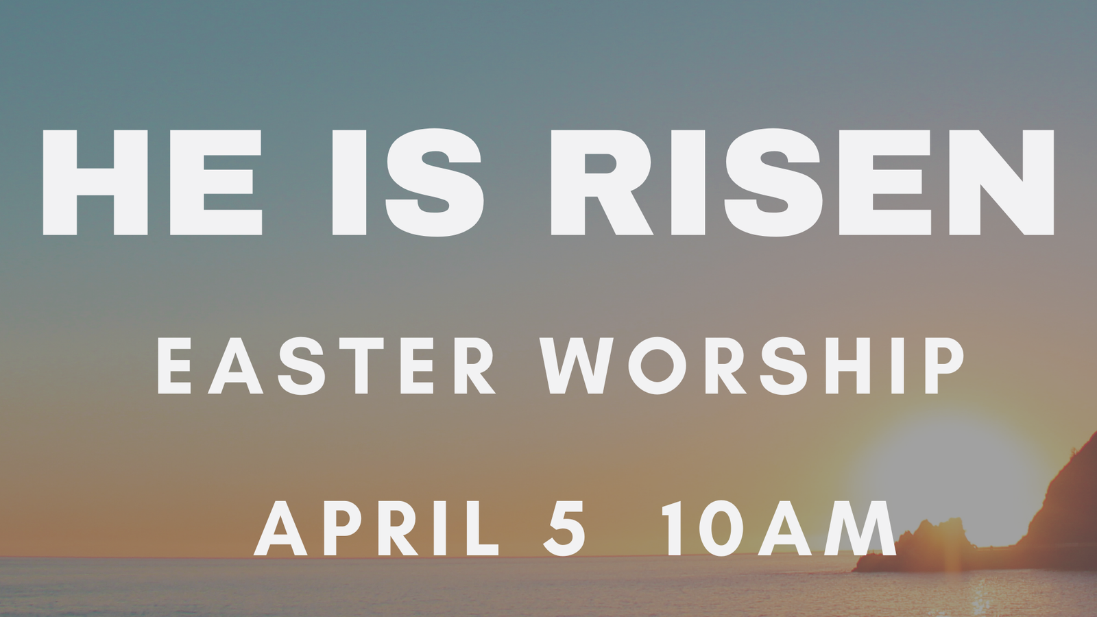Easter Worship April 5 10am