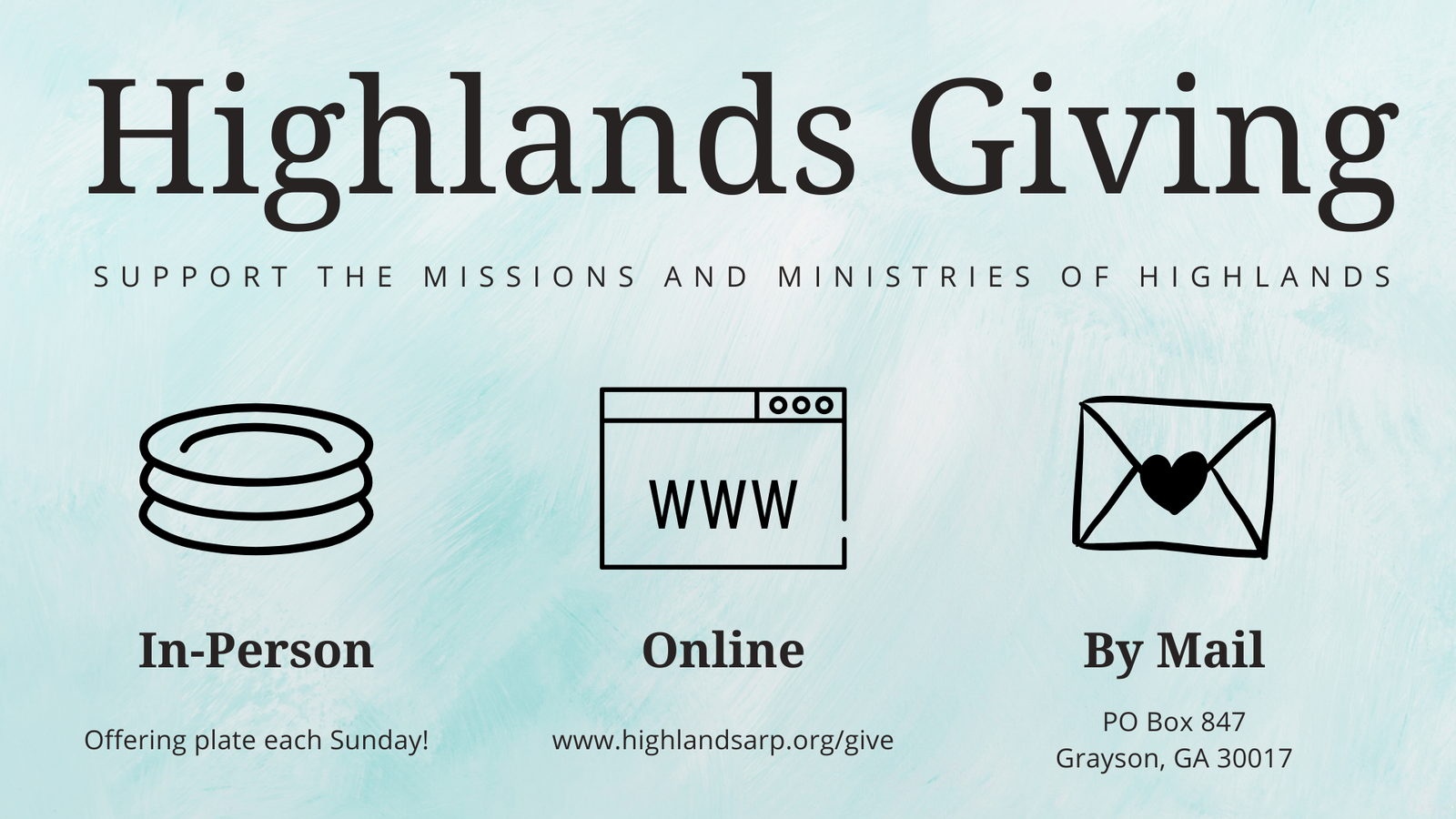 Giving