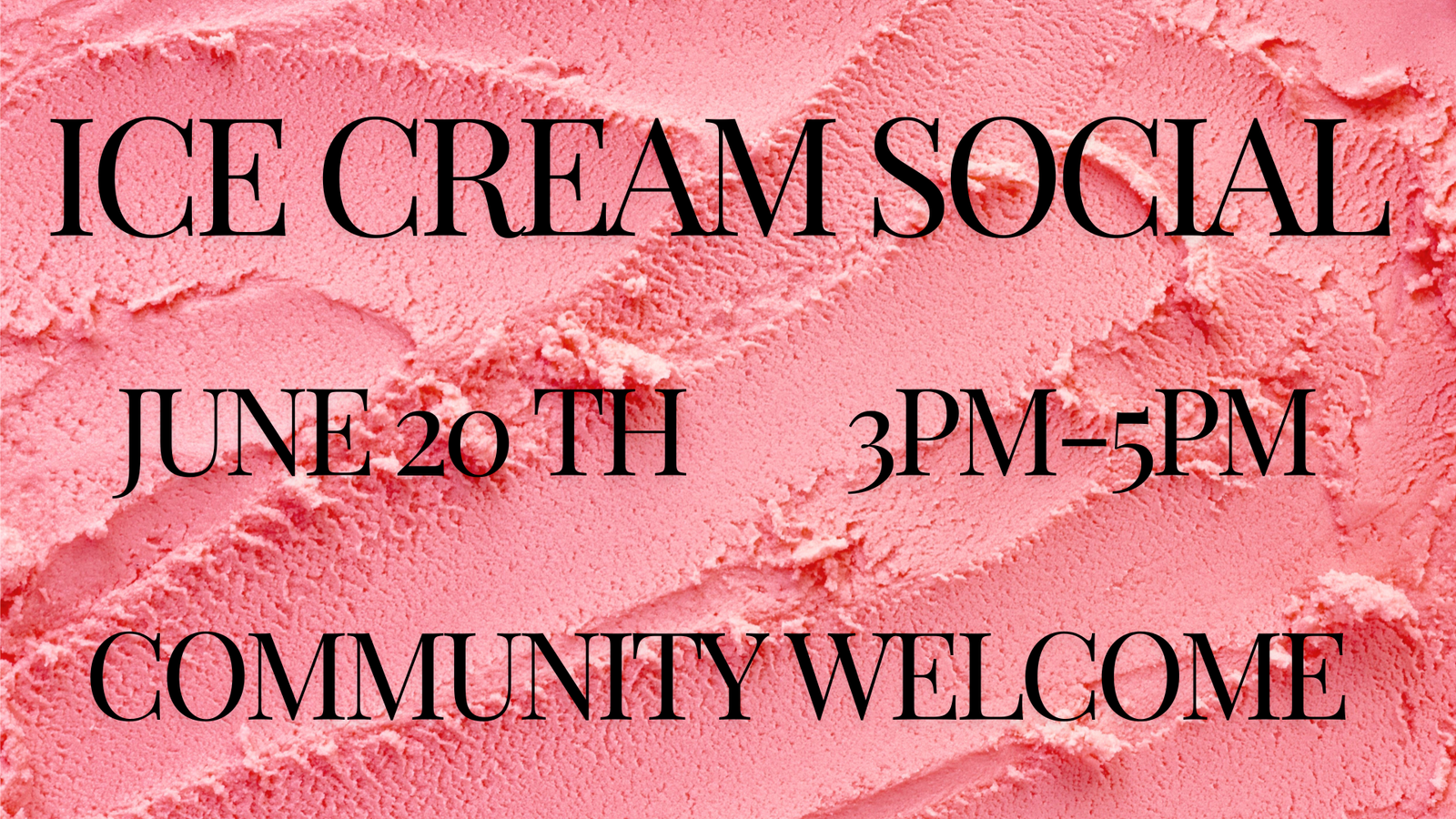 Ice Cream Social