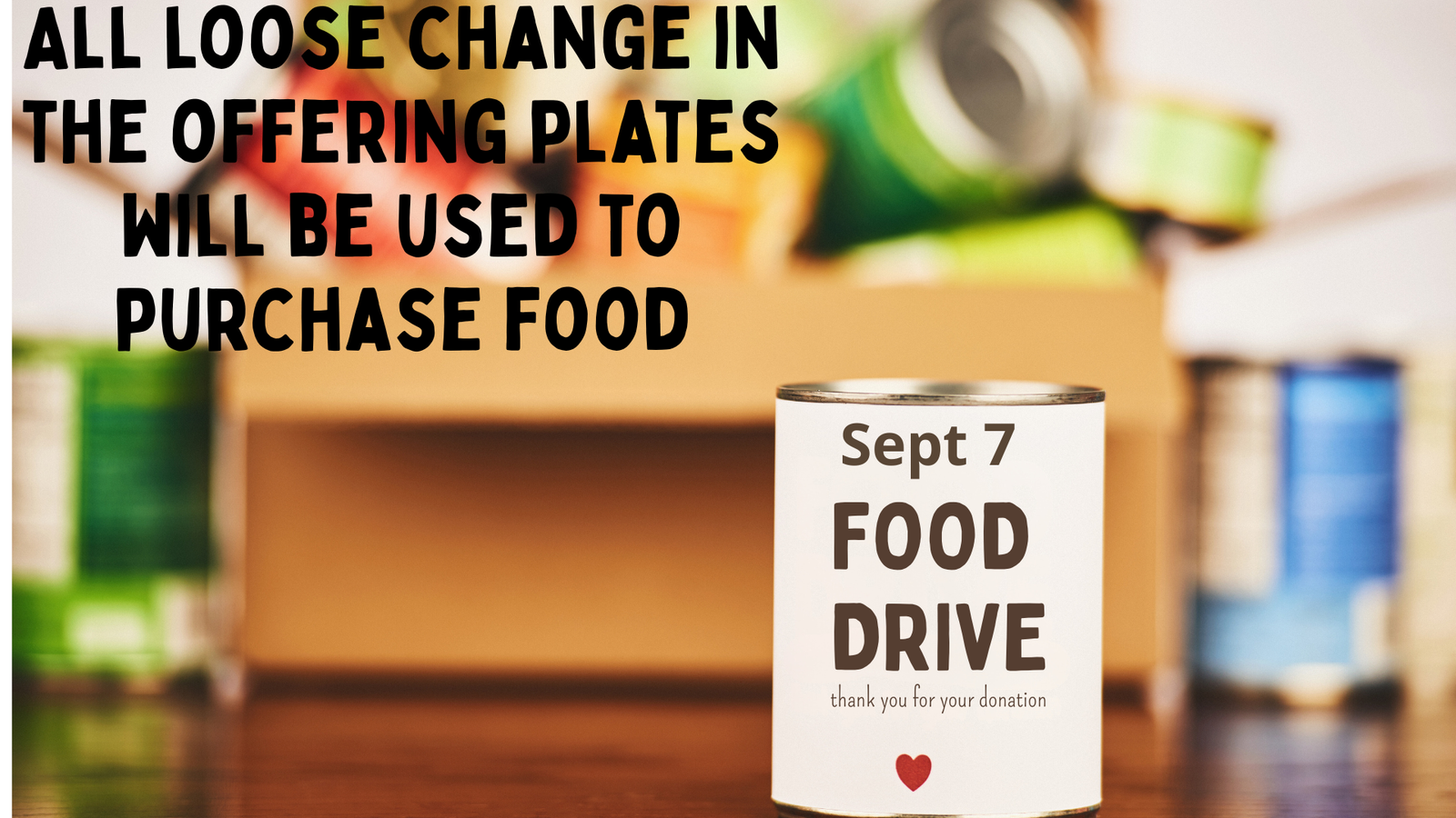 7-PP Food Drive Sept 13