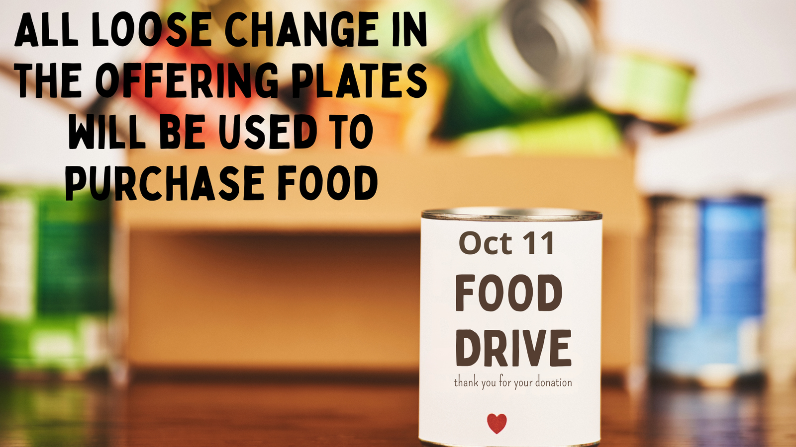 8-PP Food Drive Oct 11